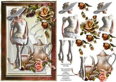 Welcome to Tea Time Card Topper 2