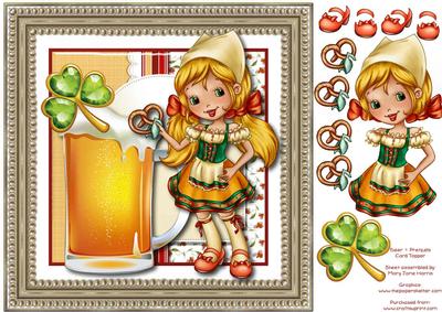Beer & Pretzels Scard Topper