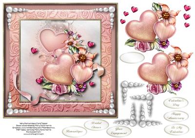 Very Romantique Card Topper 1
