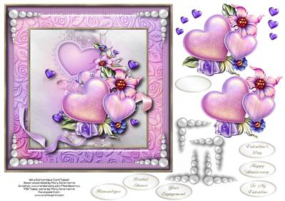 Very Romantique Card Topper 2