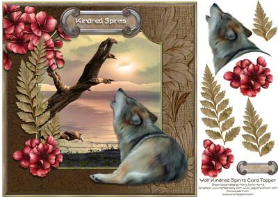 Wolf Kindred Spirits Card Topper