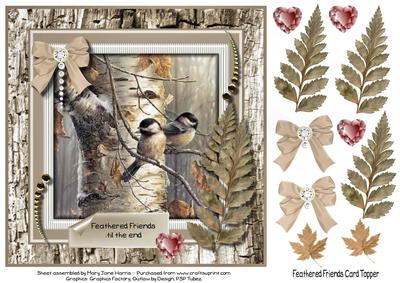 Feathered Friends Card Topper