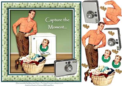 Capture the Moment -  Retro Card Topper
