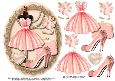 All Dressed Up Card Topper