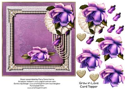 Grow in Love Card Topper 2