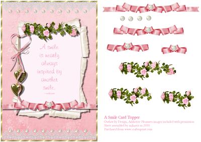 A Smile Card Topper