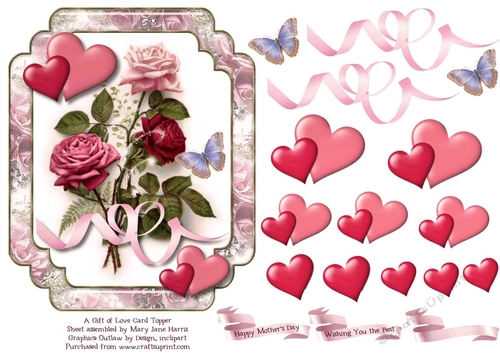 A GIft of Love Card Topper