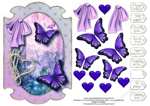 Iris Fantasy Secrets Card Topper
