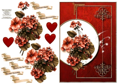 Flowers for the Soul Card Topper