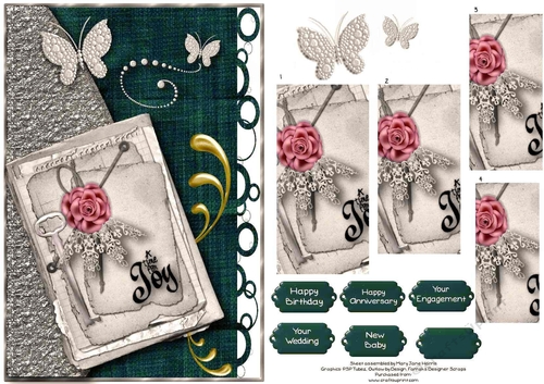 Delicious In Denim Card Topper 2