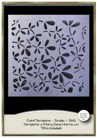 Carpet Of Flowers Card Cuttin File