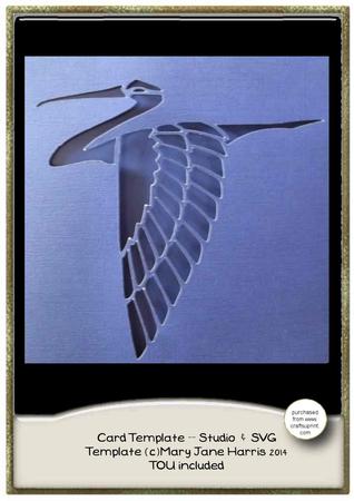 Egyptian Bird Card Cutting File - &