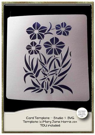Floral Bouquet Card Cutting File