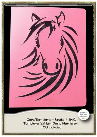 Horse Head Card Cutting File