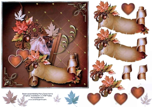Horse Sense Card Topper 