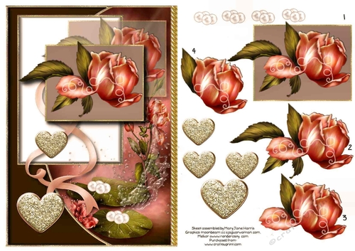 Splash of Beauty Card Topper