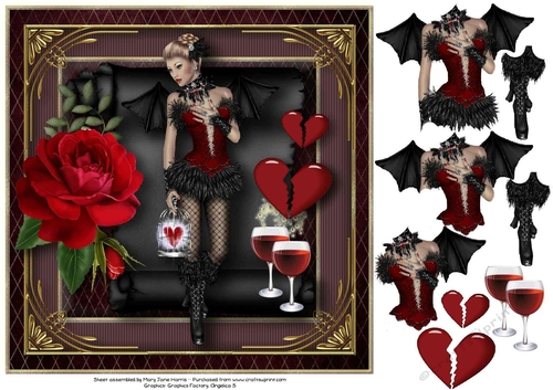 Mender of Broken Hearts Card Topper 1