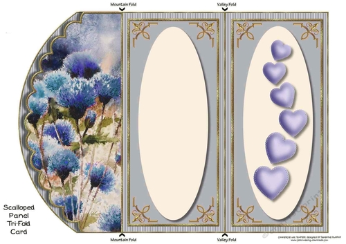 What The Heart Wants Tri-Fold Quick Card