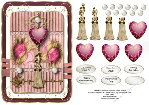 Expression of Love Card Topper 1
