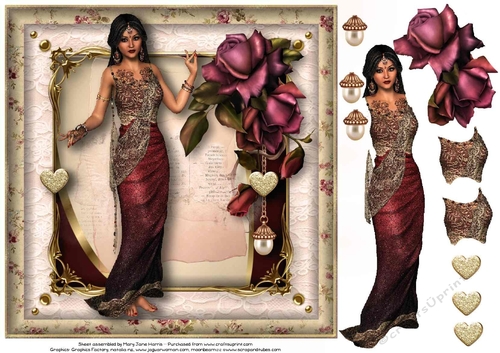 Such Exotic Beauty Card Topper 