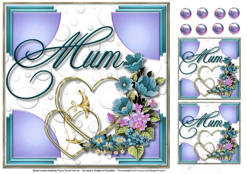 Mum Just For You Card Topper