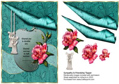 Sympathy & Friendship Card Topper