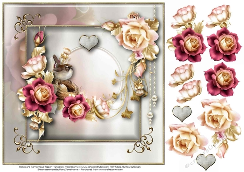 Roses are Romantique Topper 1