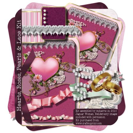 Hearts, Roses, Pearls & Lace Kit