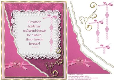 A Mother - Card Topper