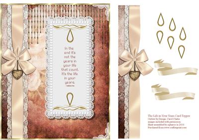 The Life in Your Years Card Topper