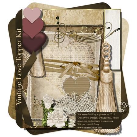 Vintage Love Topper Kit