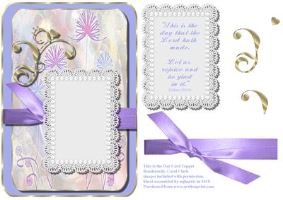 This is the Day -  Card Topper
