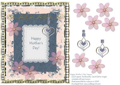 Happy Mother's Day Card Topper