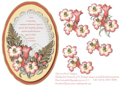 Close in Heart Card Topper