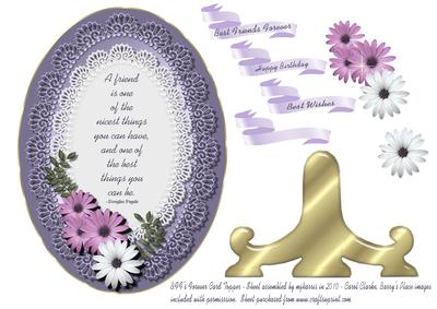 Bff's Forever Card Topper