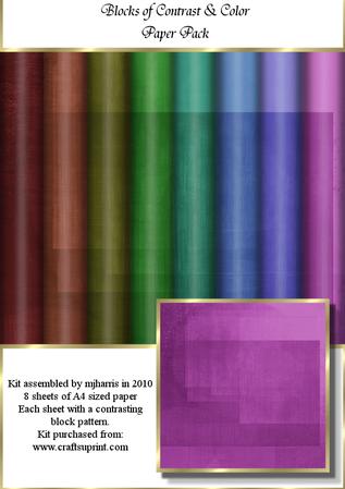 Blocks of Contrast & Color Paper Pack