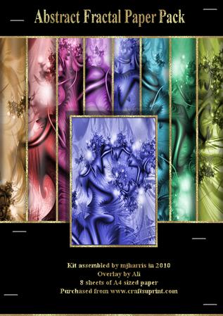 Abstract Fractal Paper Pack
