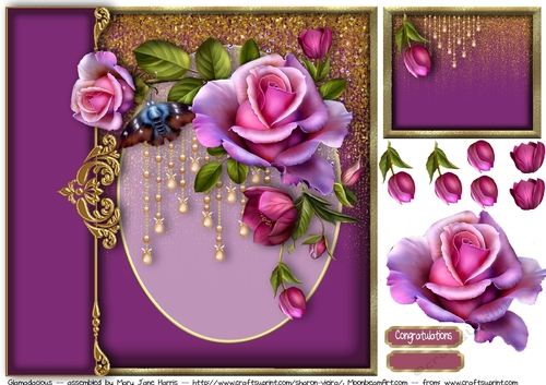 Glamadacious Card Topper 