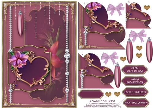 Romance of the Iris Corner Stacker 