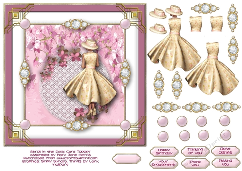 Stroll in the Park Card Topper
