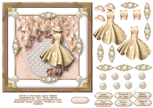 Stroll in the Park Card Topper 2