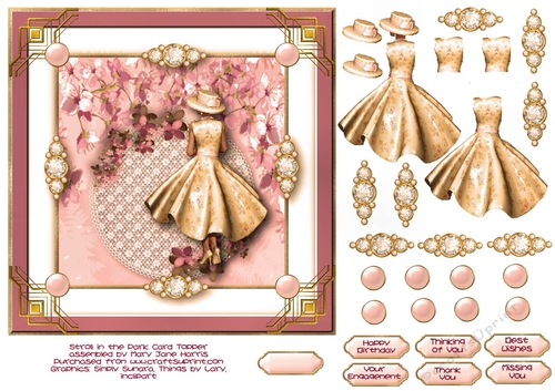 Stroll in the Park Card Topper 3