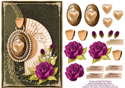 Cameo & Fan Card Topper