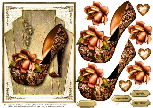Show Stopper Shoe Card Topper 3