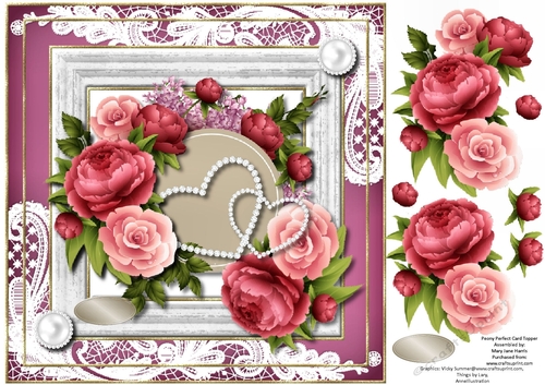 Peony Perfect Card Topper 