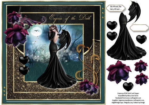 Empress of the Dark Card Topper 