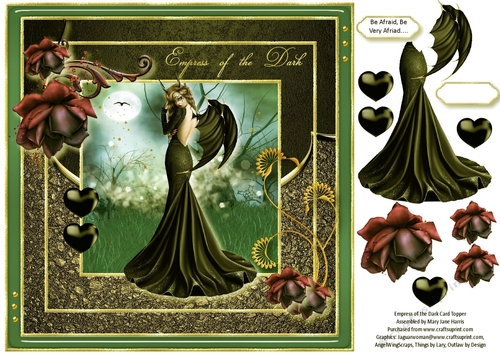 Empress of the Dark Card Topper 2