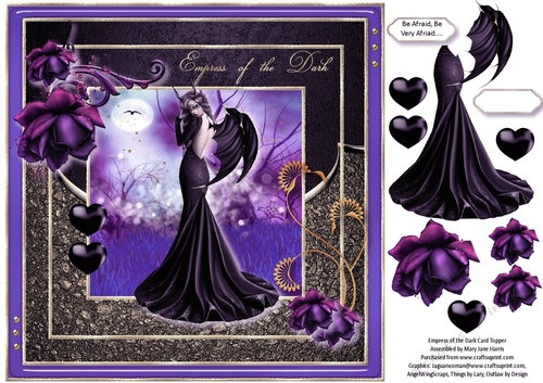 Empress of the Dark Card Topper 4