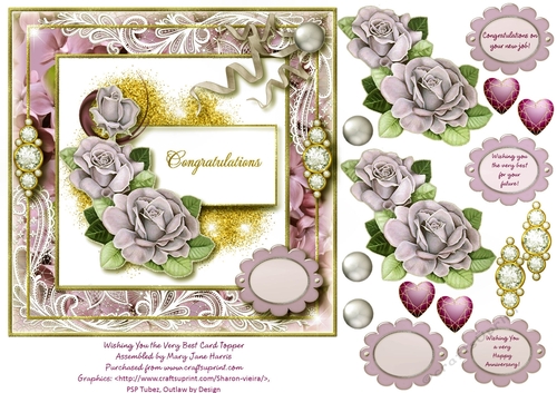Wishing You the Very Best Card Topper 3