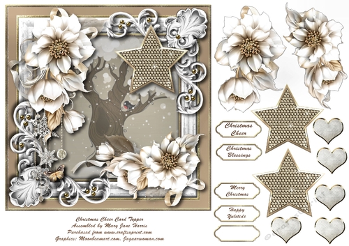 Christmas Cheer Card Topper 2